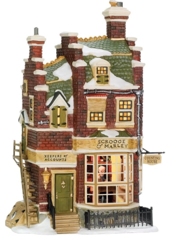 Department 56 Scrooge and Marley Counting House Dickens Village Series 65005