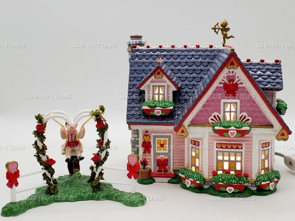 Department 56 Hearts & Blooms Cottage Snow Village Celebrate Love 55097 NEW