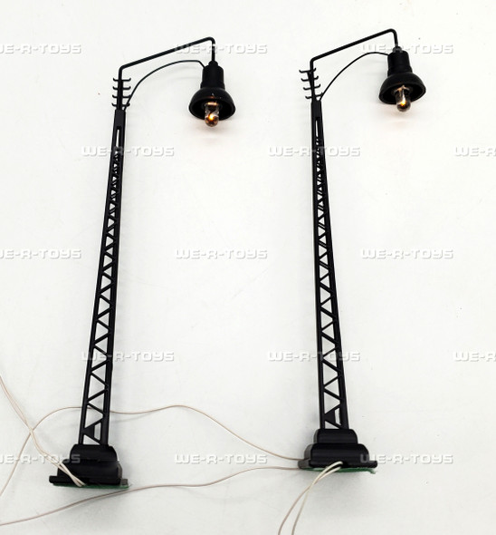 Department 56 Railroad Lamps Village Accessories Set of 2 52760 NEW