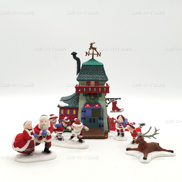 Department 56 North Pole Series Peppermint Skating Party 6 Accessories #56363