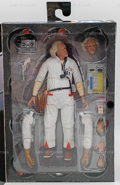 Ultimate Doc Brown Hazmat Suit Back To The Future 35 1985 NECA 53620