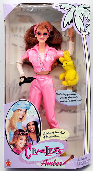 Clueless Amber Doll with Animal Backpack and Ring For You 1996 Mattel 17038