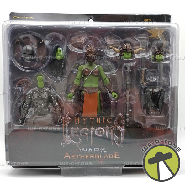War of The Aetherblade Deluxe Female Orc Builder Mythic Legions Action Figure 2022