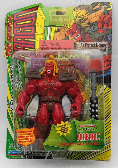 TMNT Barbaric The Savage Dragon Series Action Figure Playmates 1995 #3048