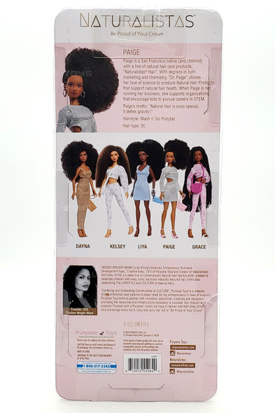 Naturalistas Paige Doll with Accessories Purpose Toys 55064 NEW