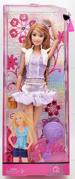 Barbie Fashion Fever Summer Doll in Red Denim White Ruffle Top