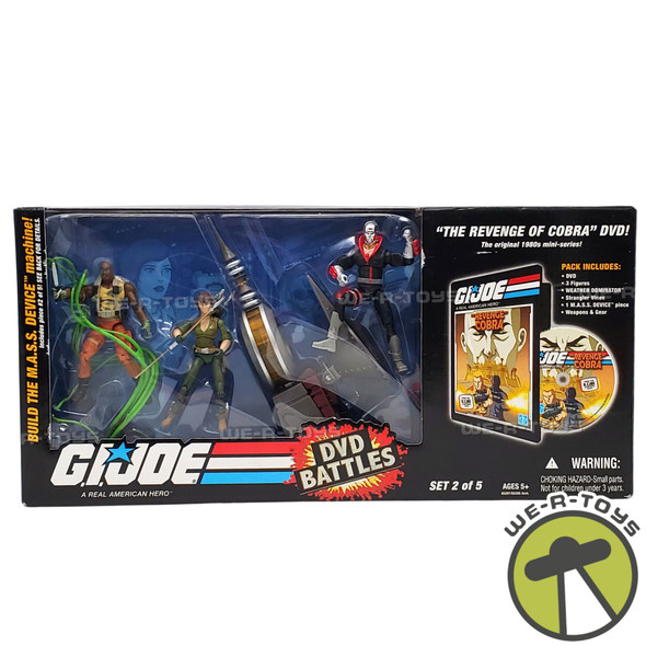 G.I. Joe DVD Battles 3 Pack Figure Gift Set with DVD Hasbro 32751 NEW