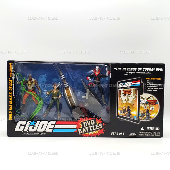 G.I. Joe DVD Battles 3 Pack Figure Gift Set with DVD Hasbro 32751 NEW