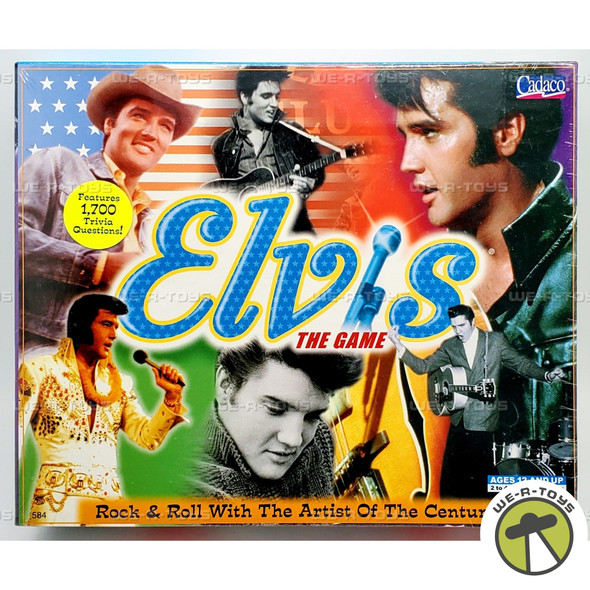 Elvis The Game Fun Trivia Board Game 2000 Cadaco 00584