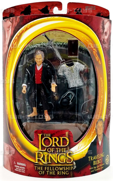 Lord of the Rings Fellowship of the Ring Bilbo with Bag End & Traveling Gear