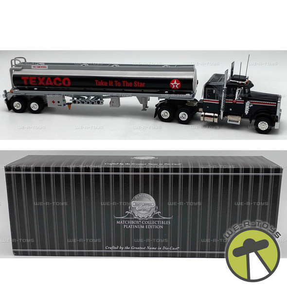 Texaco Matchbox Collectibles Kenworth W900 Platinum Edition Truck Vehicle 2000