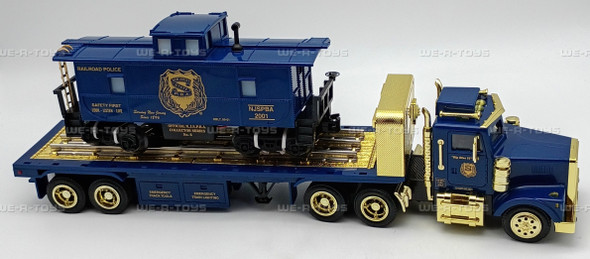 New Jersey State PBA Taylor Made Police Flatbed Caboose Truck Vehicle 2001