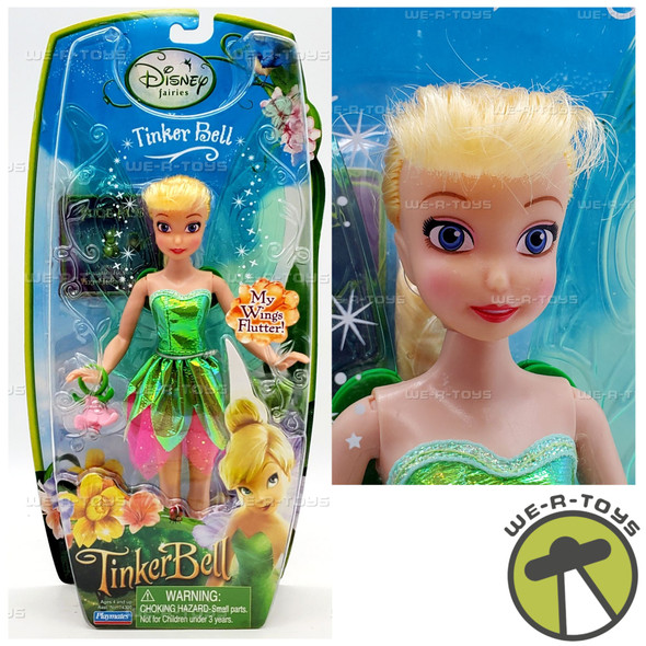 Disney Fairies Tinkerbell Playmates Doll Fluttering Wings 74307 NEW