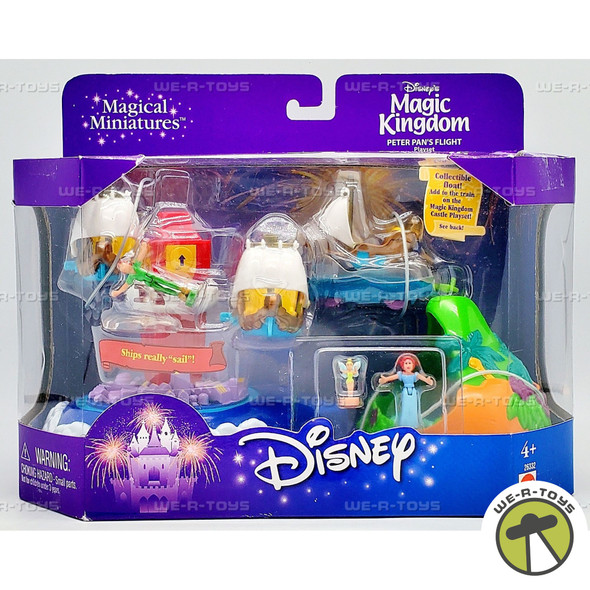 Disney Magic Kingdom Peter Pan's Flight Miniature Playset Mattel 26332