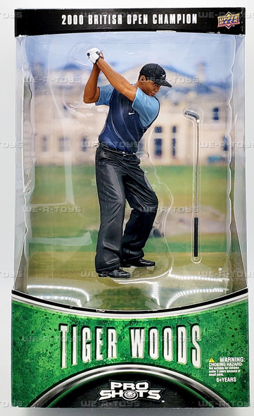 Pro Shots Series 2 Tiger Woods 2000 British Open Champion Figure Upper Deck
