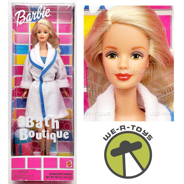 Bath Boutique Barbie Doll with Bubble Bath 1998 Mattel 22357