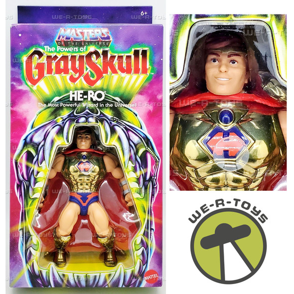MOTU The Powers of Grayskull He-Ro Action Figure 2024 Mattel