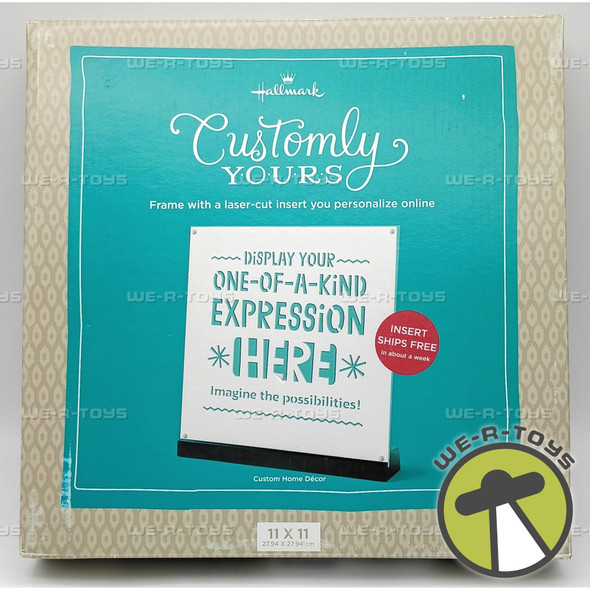 Hallmark Customly Yours Frame 11x11 Laser-Cut Insert Frame Home Decor CUE1004