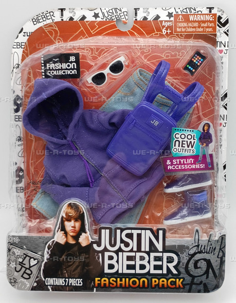 Justin Bieber JB Fashion Collection 7 Piece Fashion Pack 2011 Bravado 31220