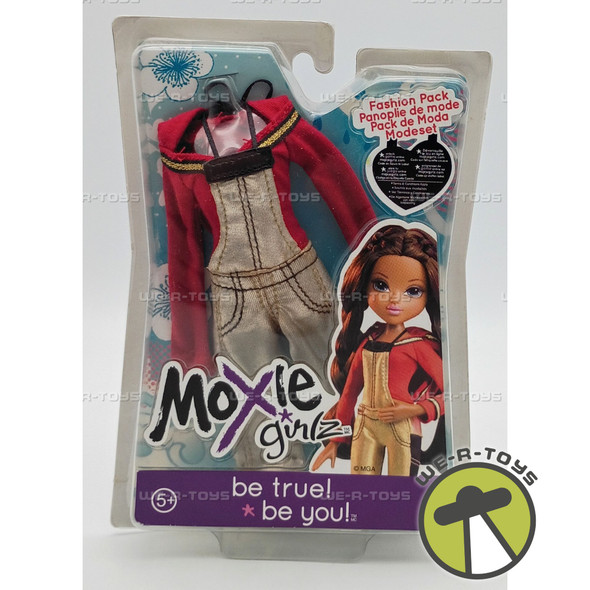Moxie Girlz Gold Jumpsuit Red Shirt Fashion Pack MGA Entertainment 501336