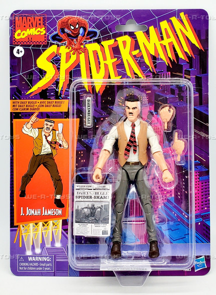 Marvel Legends Spider-Man J. Jonah Jameson 6-Inch Action Figure Hasbro 2020