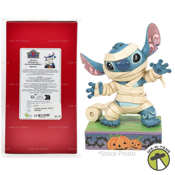Disney Traditions Collection by Jim Shore Lilo and Stitch All Rolled Up Figure