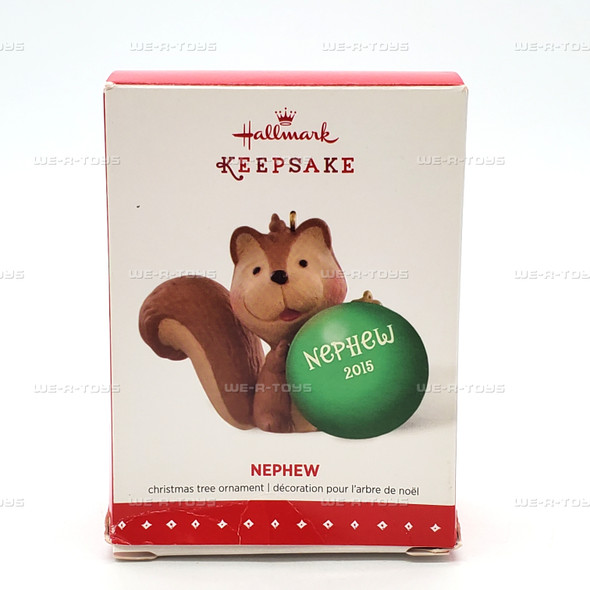 Hallmark Keepsakes Squirrel Nephew 2015 Christmas Ornament NEW