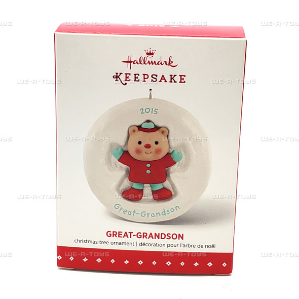 Hallmark Keepsakes 2015 Great Grand-Son Christmas Ornament NEW