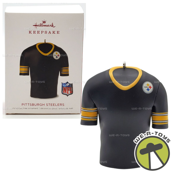 Hallmark Keepsakes 2018 Pittsburgh Steelers Jersey Christmas Ornament NEW