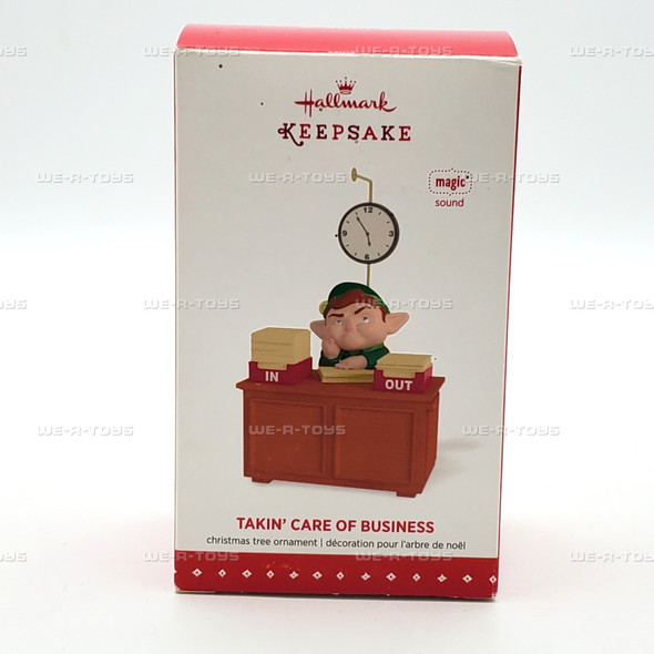 Hallmark Keepsakes 2015 Takin' Care Of Buisness Christmas Ornament NEW