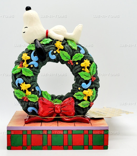 Peanuts by Jim Shore Happy Holiday Dreams Light Up Figurine Enesco 6017242