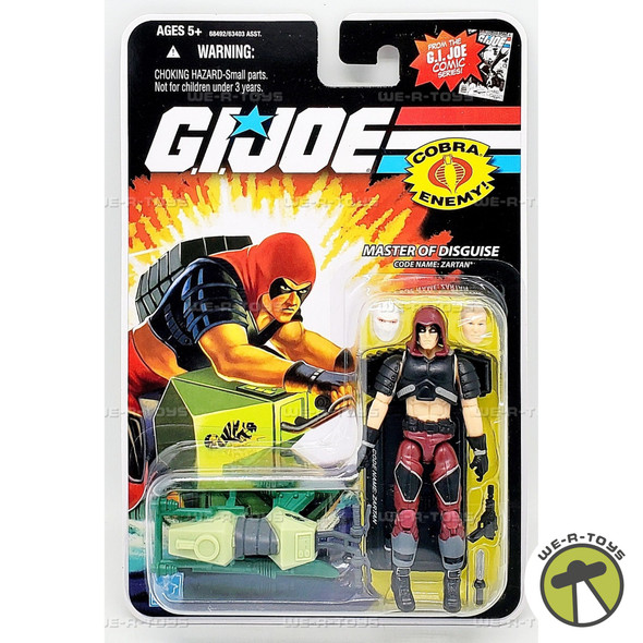 G.I. Joe Zartan Master of Disguise Wave 11 Action Figure 2008 Hasbro 68492
