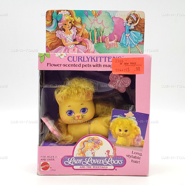 Lady LovelyLocks and The PixieTails Sunny Soft Curly Kittens 1988 Mattel 3252
