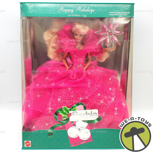 1990 Happy Holidays Special Edition Barbie Doll Mattel 4098 NEW