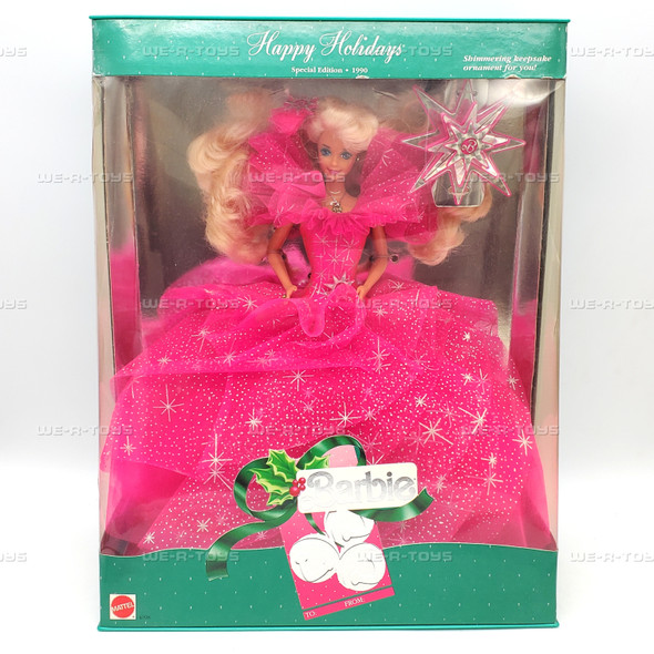 1990 Happy Holidays Special Edition Barbie Doll Mattel 4098 NEW