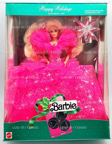 1990 Happy Holidays Special Edition Barbie Doll Mattel 4098 NEW