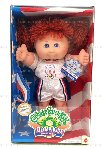 Cabbage Patch Kids Olympikids Special Edition Red Hair Doll 1995 Mattel