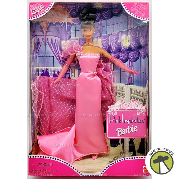 Pink Inspiration Barbie Doll African American 1998 Mattel 21722