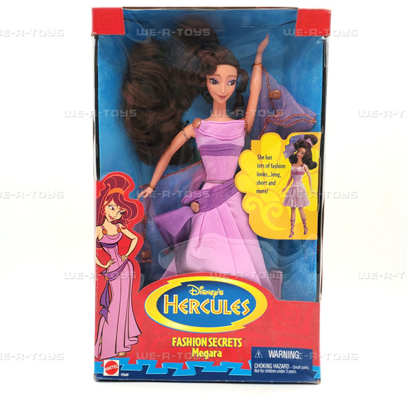 Disney Hercules Fashion Secrets Megara Doll 1996 Mattel #17149