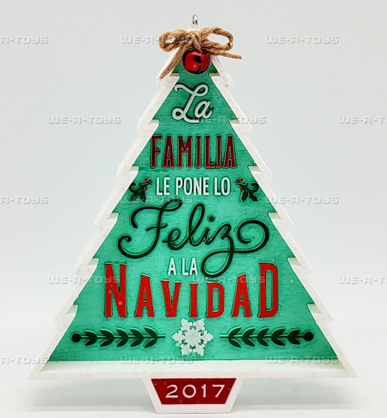 Hallmark Keepsake Christmas Ornaments Nuestra Familia... Nuestra Navidad 2017