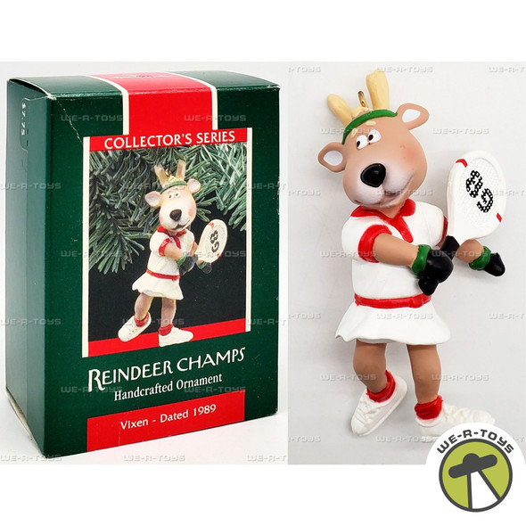 Hallmark Ornament Collector's Series Reindeer Champs Vixen 1989