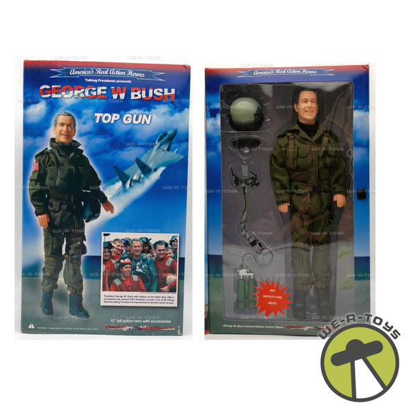 George W Bush Top Gun Talking Presidents Action Heroes Figure 12 Inch #05103