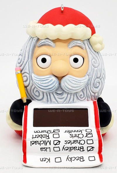 Hallmark Keepsake Ornament Checking it Twice Solar Motion 2016