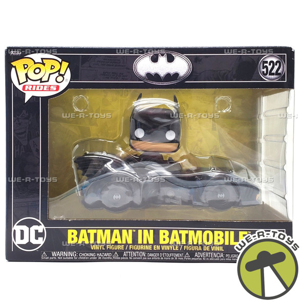 Funko Pop Rides 522 Batman 85th Anniversary Batman in Batmobile Vinyl Figure NEW