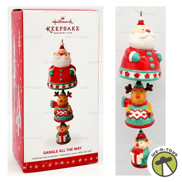 Hallmark Keepsake Ornament Club Dangle All The Way 2016 Member Exclusive