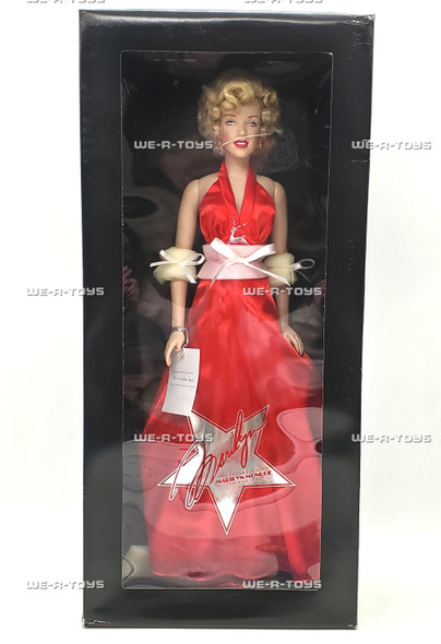 The Franklin Mint Marilyn Monroe Night Before Christmas Porcelain Portrait Doll