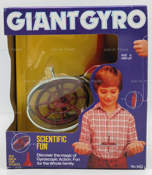 Giant Gyro Scientific Fun Toy 1983 Steven Mfg Co No. 983
