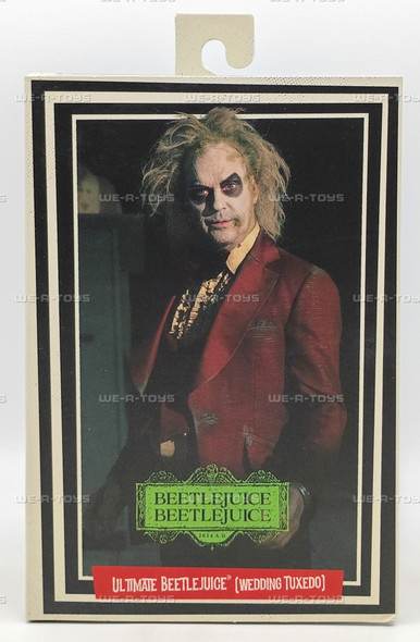 Beetlejuice Ultimate Wedding Red Tuxedo 7 Inch Scale Action Figure NECA 93N100224