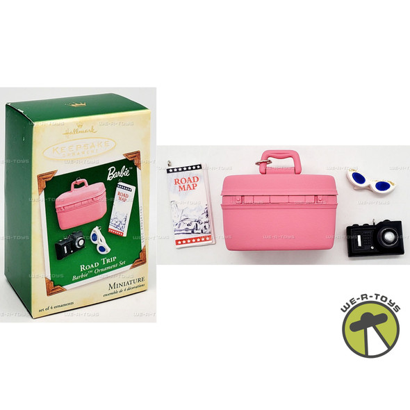 Hallmark Keepsake Ornament Road Trip Barbie Ornament Set 2005