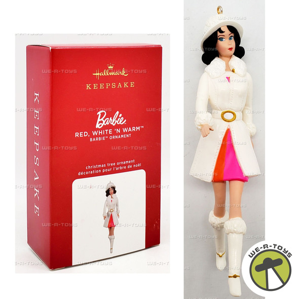 Hallmark Keepsake Christmas Ornament Barbie Red, White ‘n Warm 2020